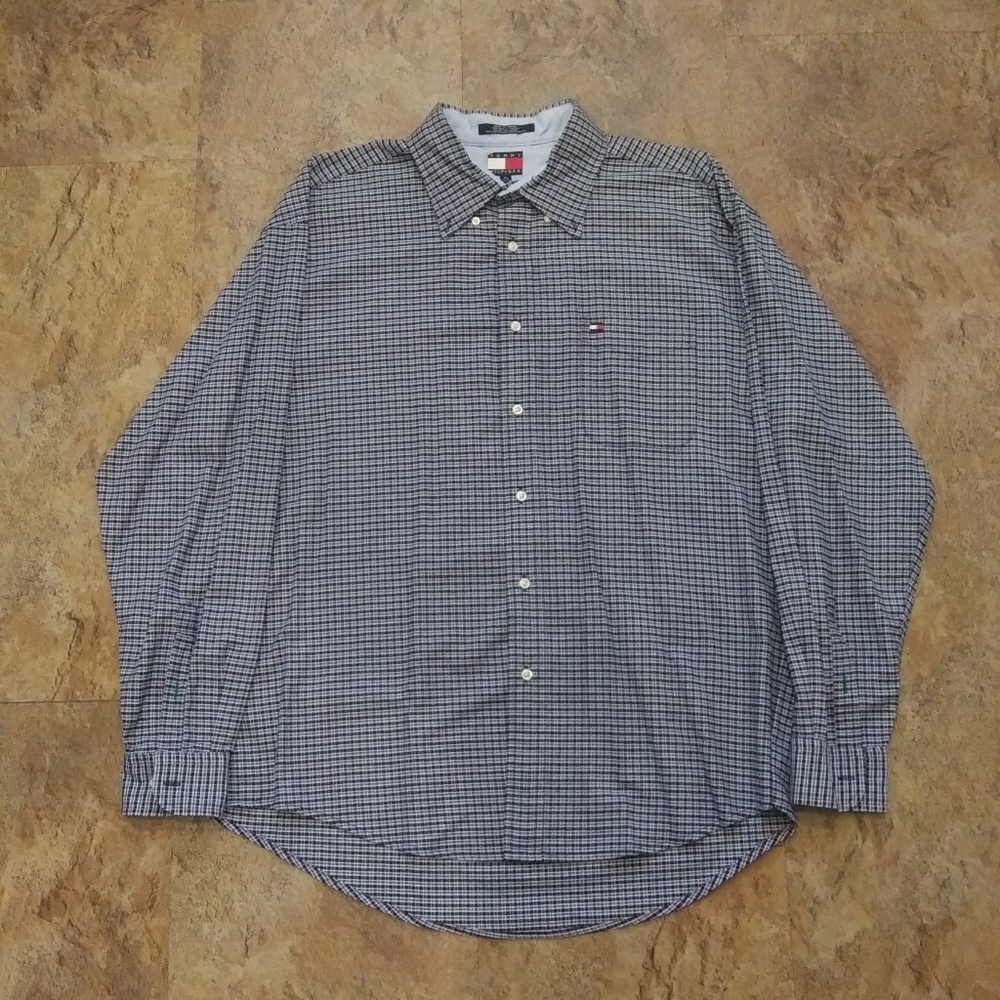Designer Tommy Hilfiger Long Sleeve Collared